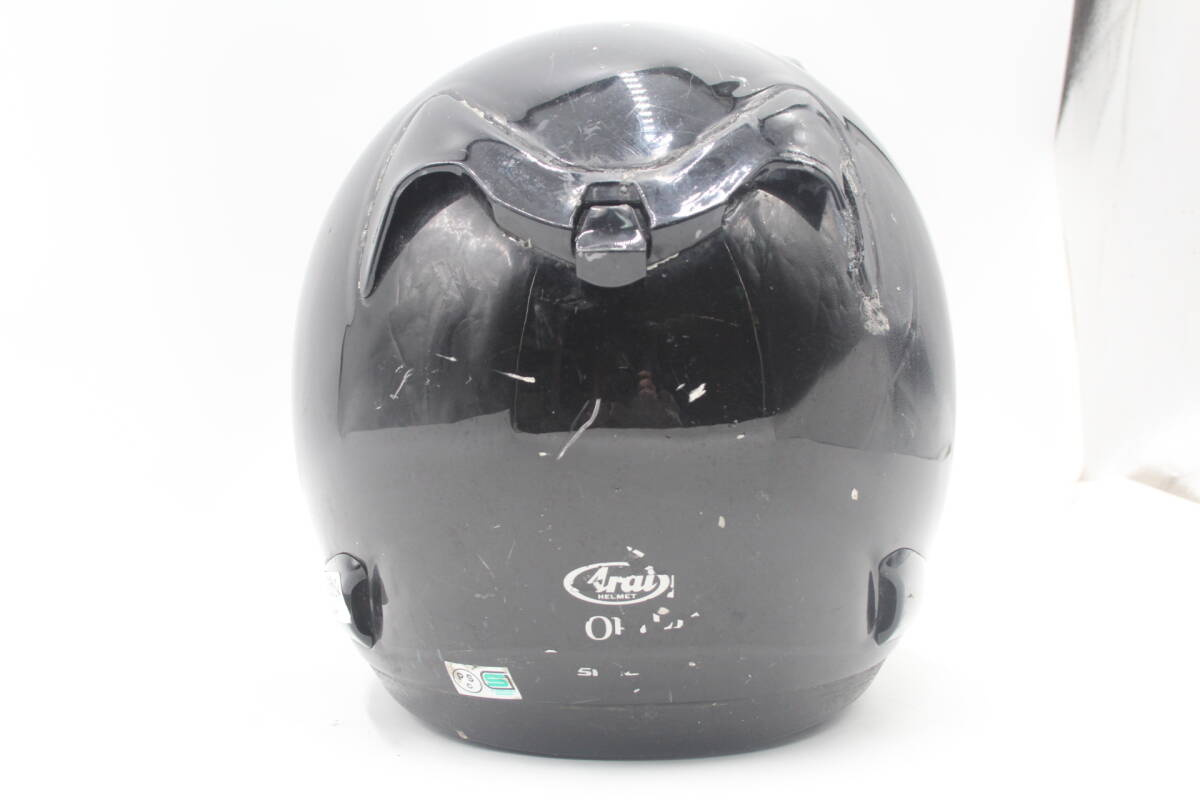  【現(xiàn)狀品】 Arai/アライ フルフェイス ヘルメット Peripherally Belted CLC グラスブラック 黒 Mサイズ 