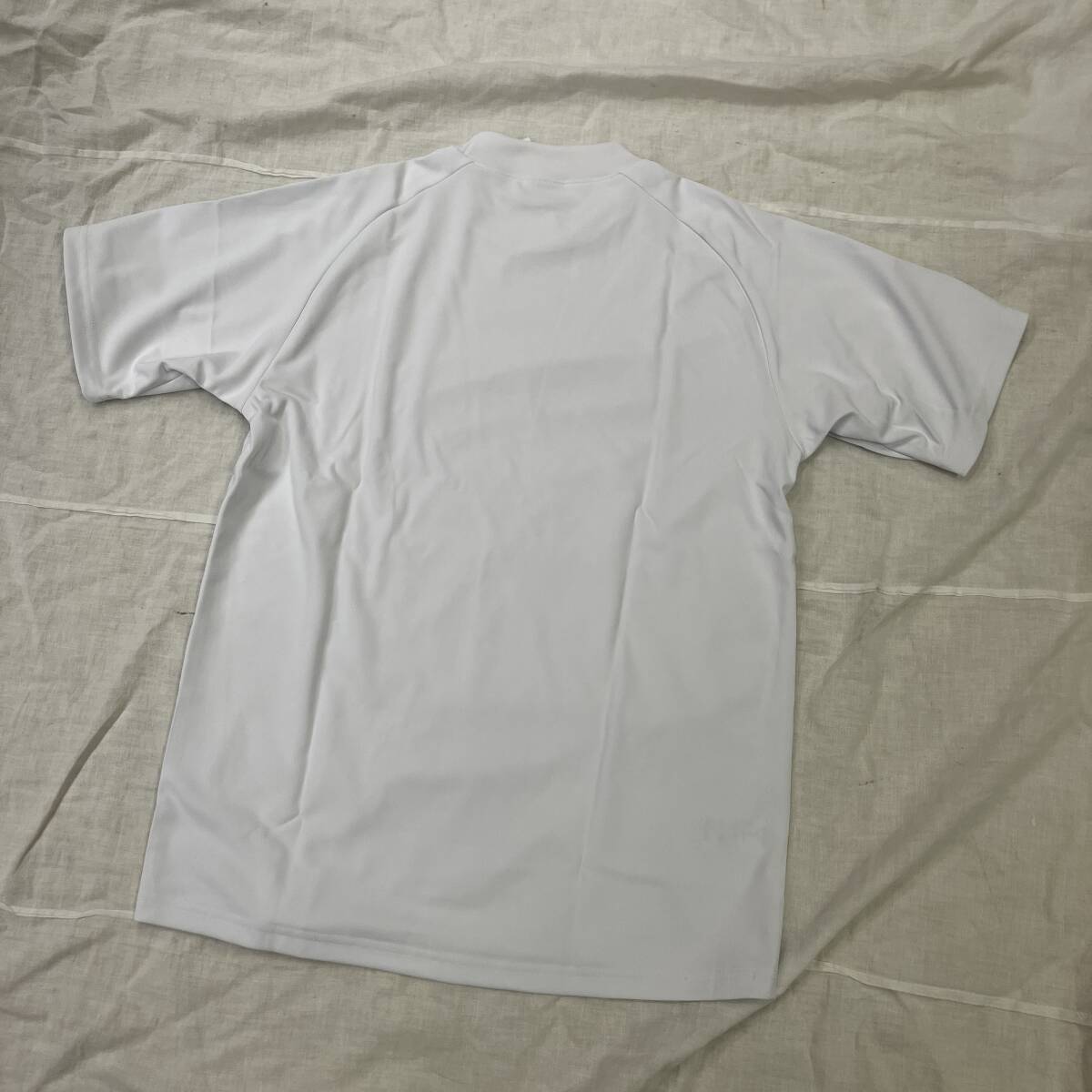 新品未使用品 ★KANKO カンコー學(xué)生服★ Mサイズ 『透けない半袖體操服』無地 白ホワイト クルーネックTシャツ 吸汗速干 UVカット JP41660A