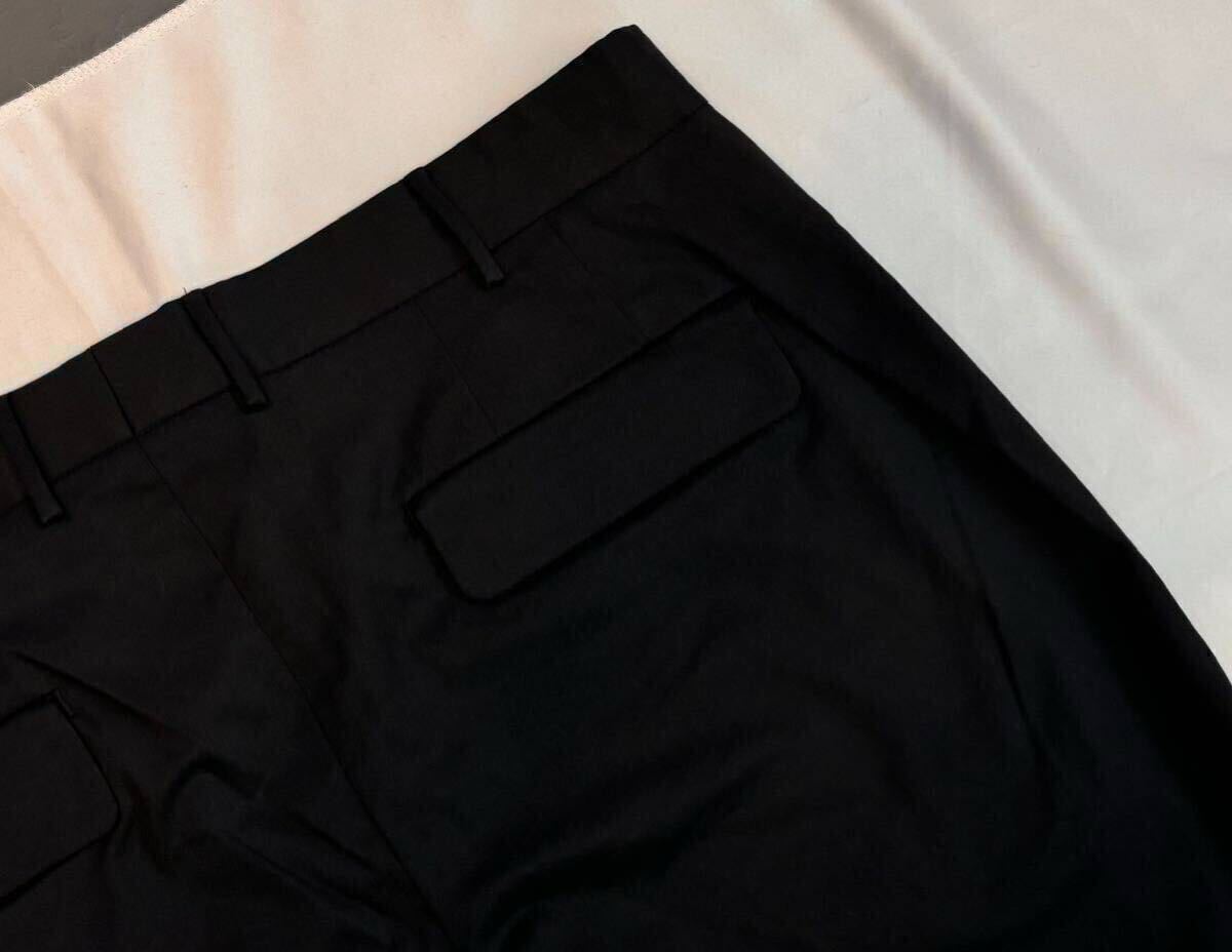 PT TORINO ピーティートリノ サイズ 50 M～L コットン ナイロン パンツ ブラック系 LAMDA FIT スラックス イージーパンツ
