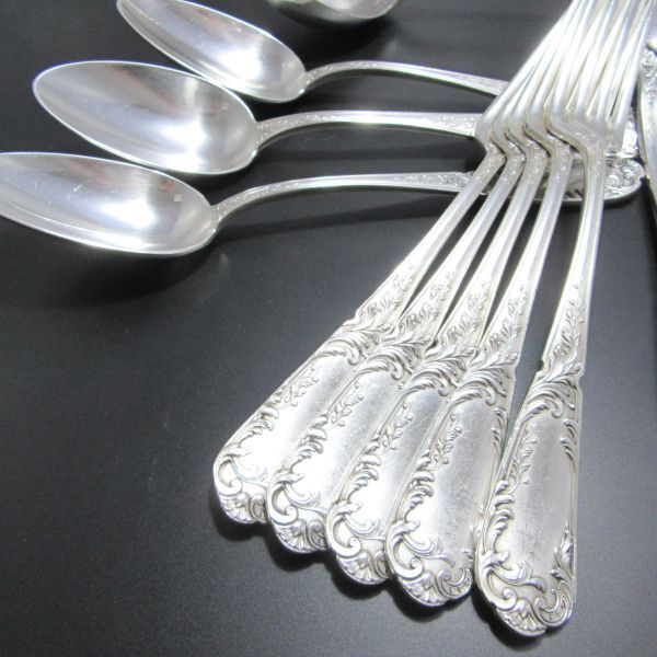 【仏蘭西】 Louis XV カトラリーセット 15本 ルイ15世様式 仏蘭西】 Louis XV カトラリーセット 15本 ルイ15世様式 仏蘭西】