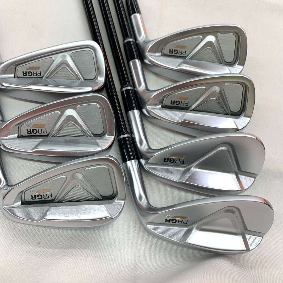 ★シャフト差し戻し品★プロギア PRGR 05 アイアン 6本 MCI For PRGR純正カーボン(SR)　　 *MP@1*N*333 プロギア プロギア アイアンセット 05 PRGR 05 5S フレックスR 中古 C