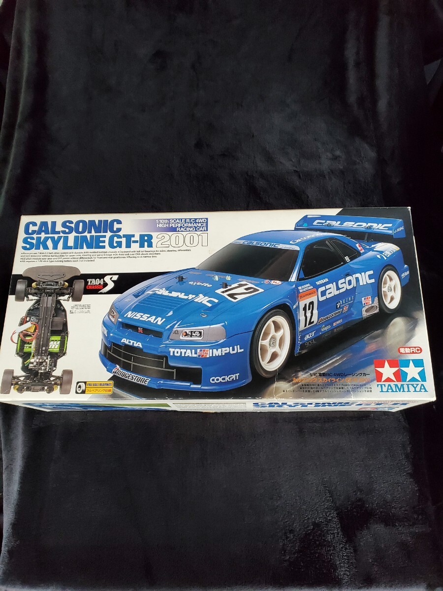  Tamiya 1/10 электрический RC TA04-S Calsonic Skyline GT-R R34 звезда . один .книга@ гора .IMPUL NISMO NISSAN TAMIYA распроданный подлинная вещь 