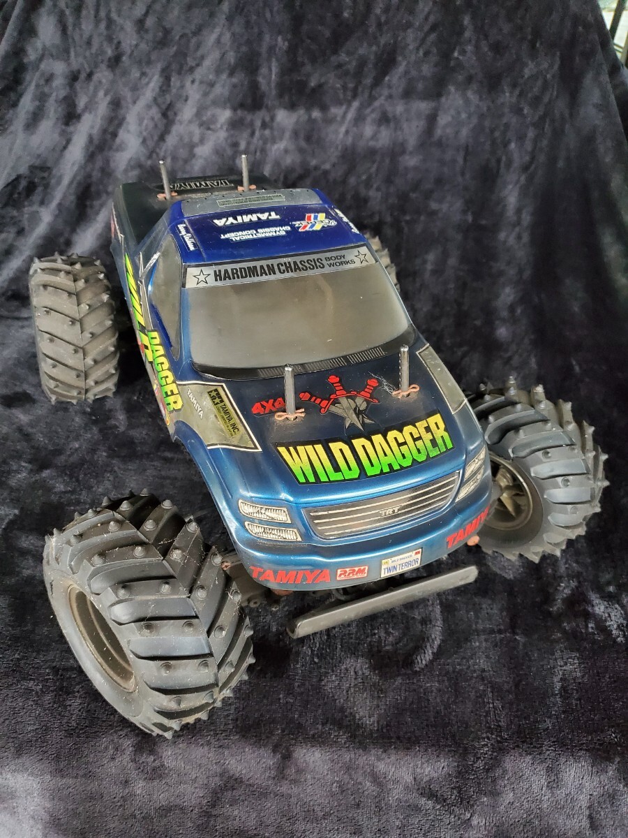  Tamiya 1/10 WILD DAGGER wild daga-4WD рейсинг грузовик распроданный электрический RC TAMIYA