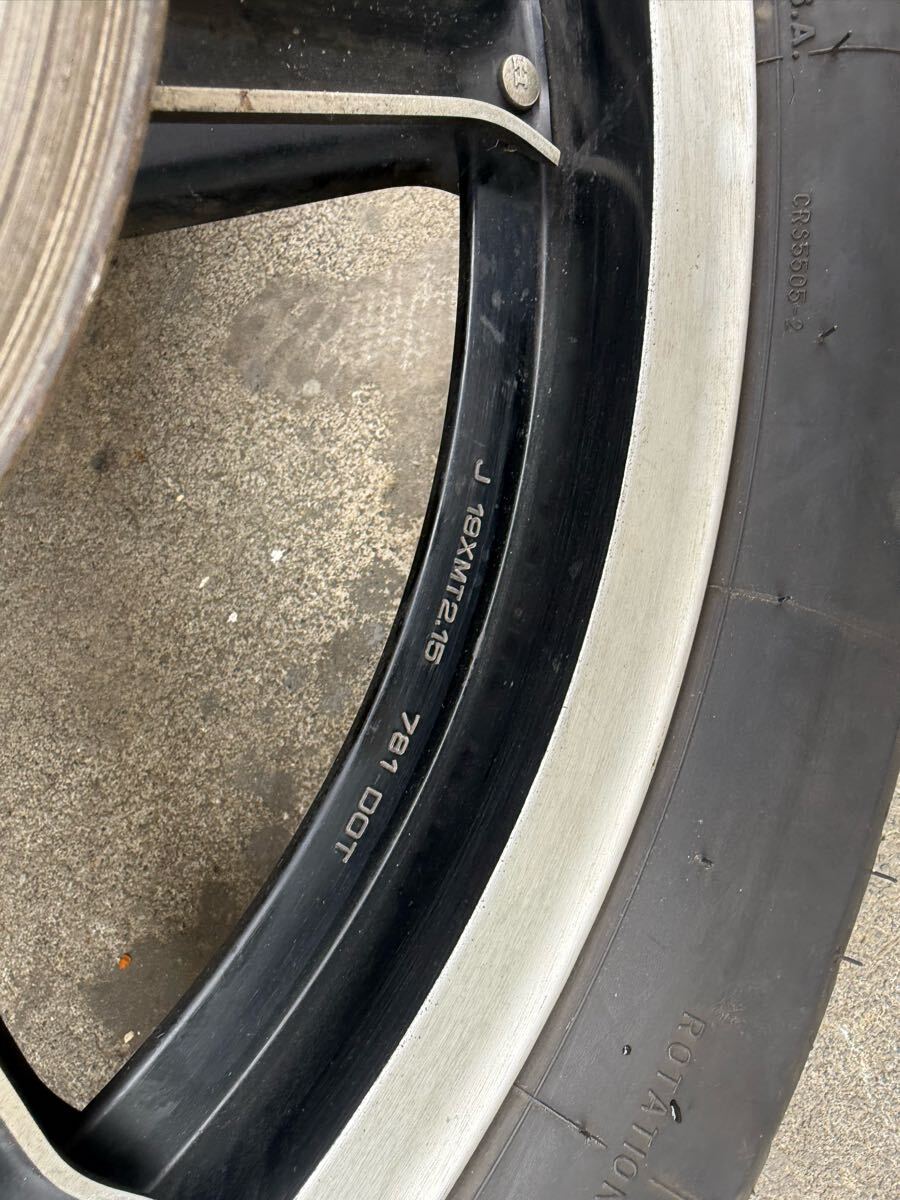 ホンダ CB750F FB RC04 前后ホイールセット ■手渡し限定■ 栃木県 ブーメランコムスター