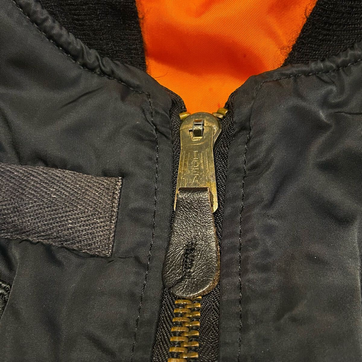 80s USA制 ALPHA INDUSTRIES アルファ MIL-J-82790J USAF MA-1 フライトジャケット