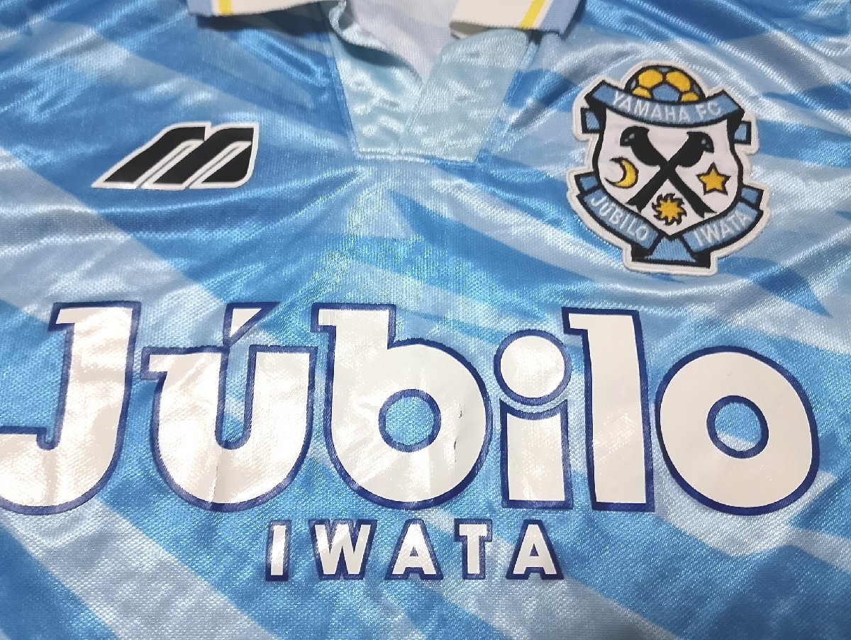 ★ [サッカー?ユニフォーム] mizuno ミズノ ジュビロ磐田 94~95 日本制 Mサイズ
