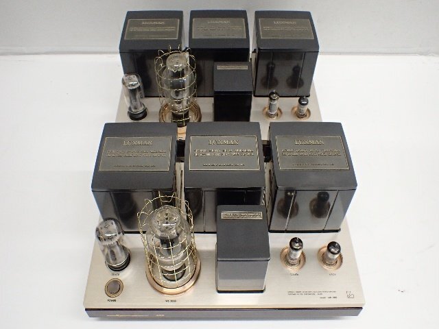 LUXMAN MB-300 Luxman Western Electric 300B использование труба лампочка тип монофонический усилитель мощности пара серийный полосный номер ∩ 7271E-2