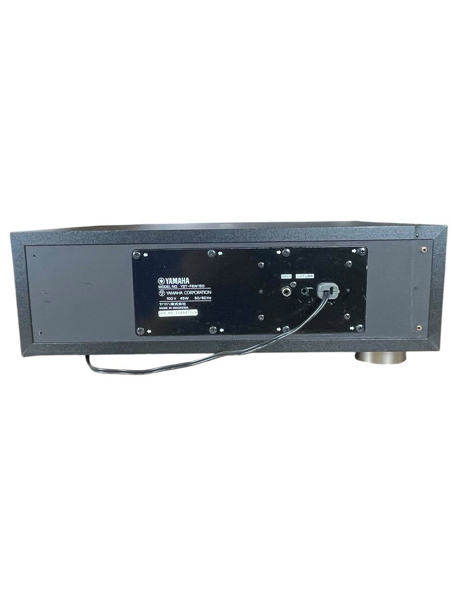 [S0054]YAMAHA Yamaha YST-FSW150 Subwoofer сабвуфер тонкий A-YST RCA электризация подтверждено б/у 