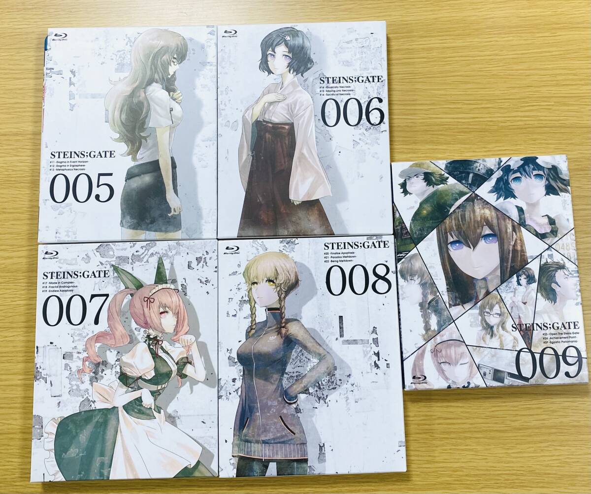 STEINS;GATE シュタインズゲート BD 特典 フィルム 1~9 セット 送料無料 STEINS GATE シュタインズゲート 初回版 Blu-ray 全9巻
