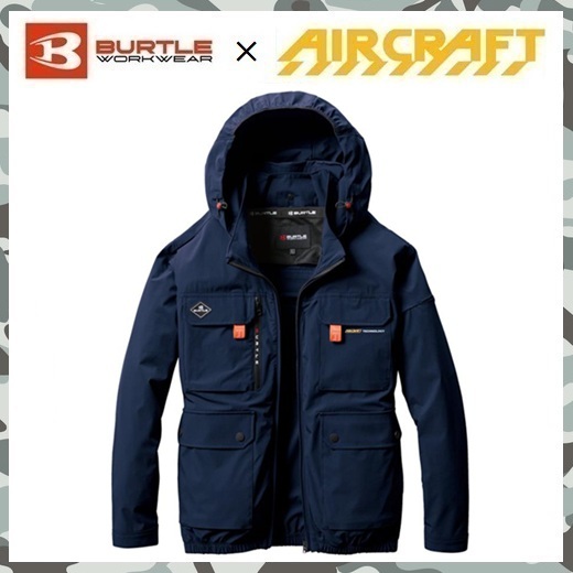2025 AC2031 ネイビー XXL バートル ハイバック 空調服 2025 モデル XXL バートル BURTLE ハイバック ファン AC 長袖