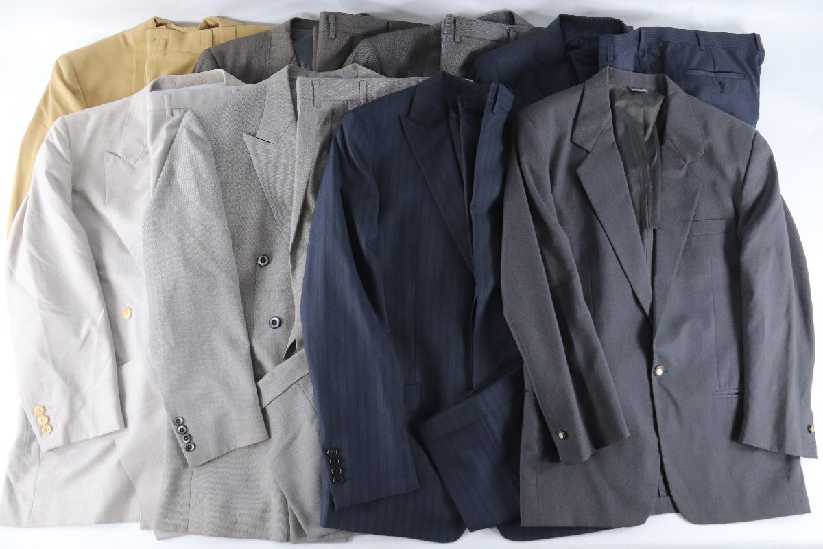 GIANNI VERSACE ヴェルサーチ VERSUS ヴェルサス collection セットアップ×7 ジャケットのみ×1 サイズ 48 50 他含 スーツ まとめ 2314-KI