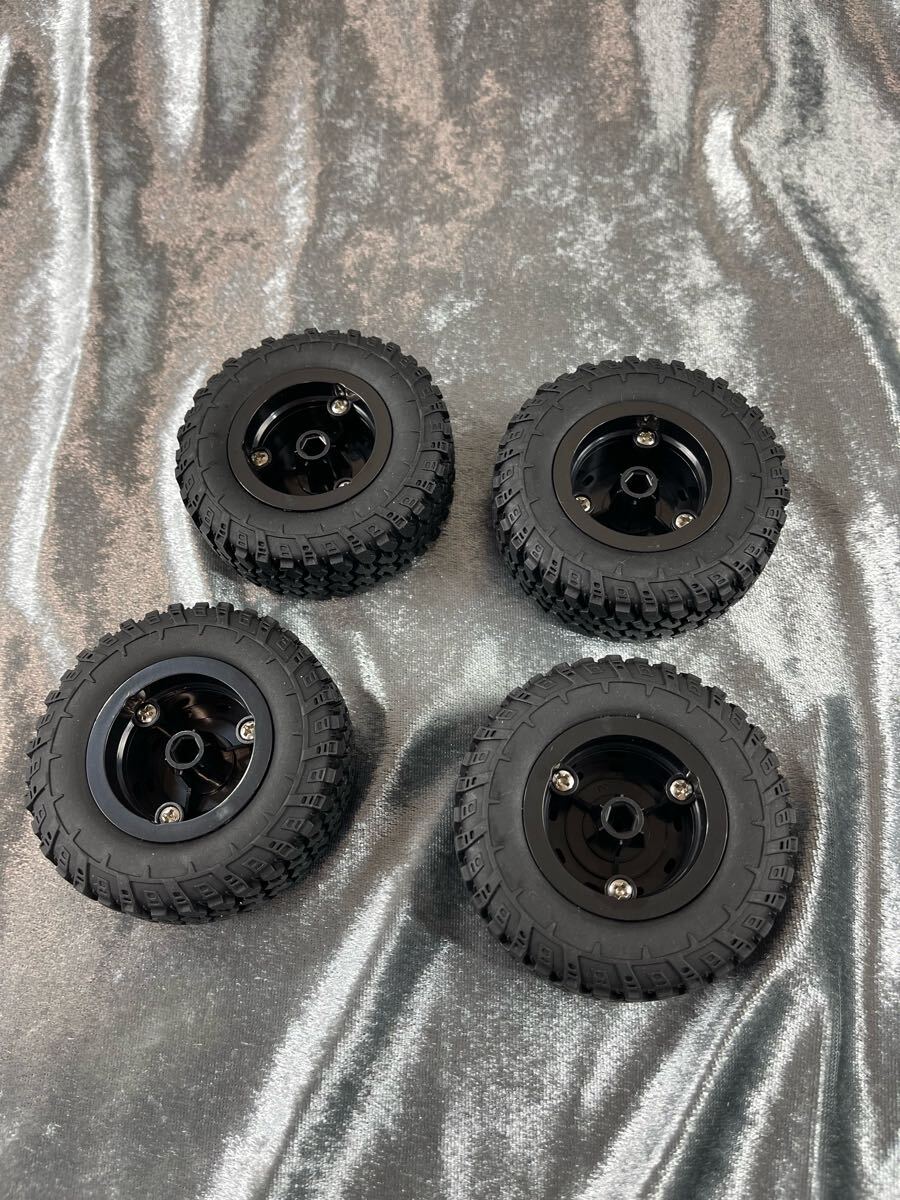 #187 MN99S MN98 MN82 C24 B36 D12 C64 D74 アップグレード 高性能 ビードロックタイヤ ホイール4本セット 5mm