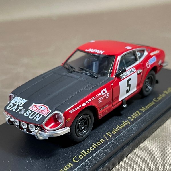 ZB982●【 1/43 日産 フェアレディ 240Z（1972） 】右ドアミラー欠損 メーカー不明 アシェット? 日産コレクション / ミニカー