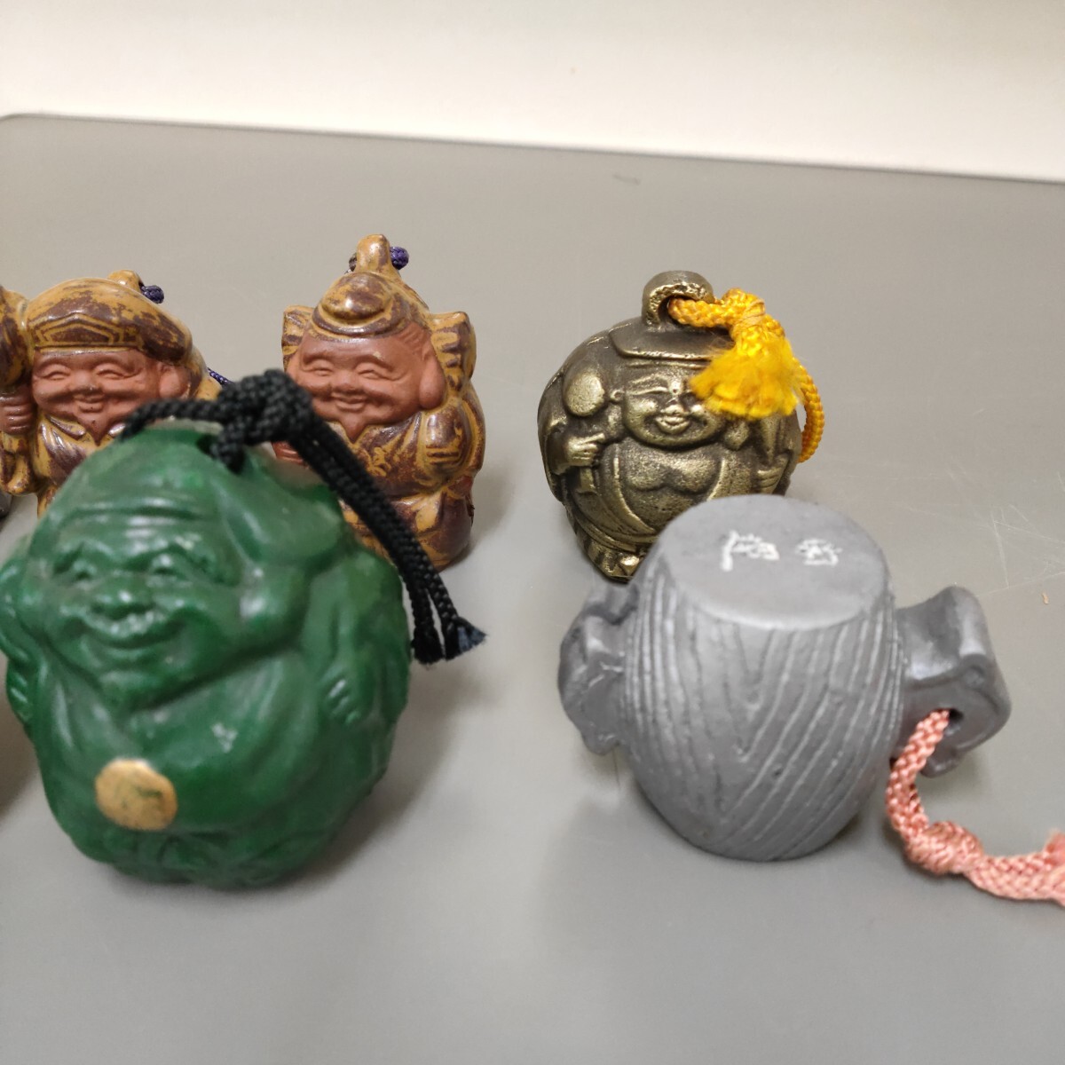 【七福神 ベル 置物まとめ】鈴 民蕓品 郷土玩具 縁起物【C7-2②】0611