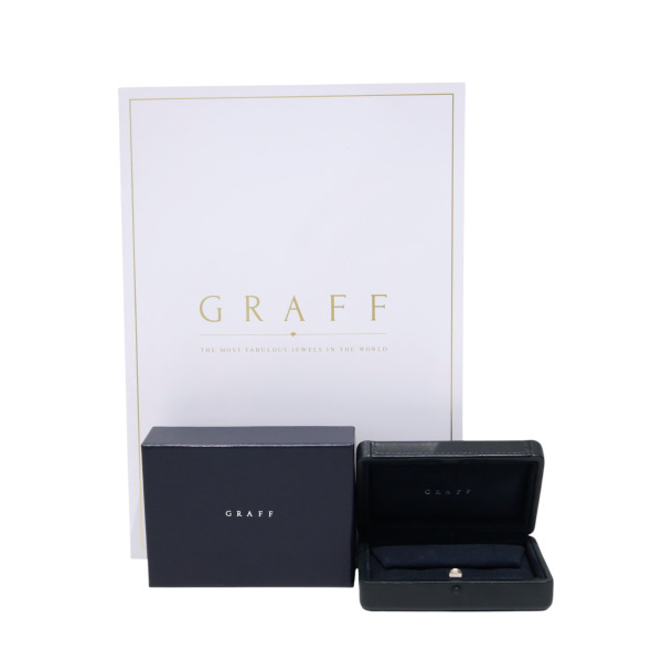 グラフ バタフライシルエット ダイヤモンド ピアス K18ホワイトゴールド 中古_画像7