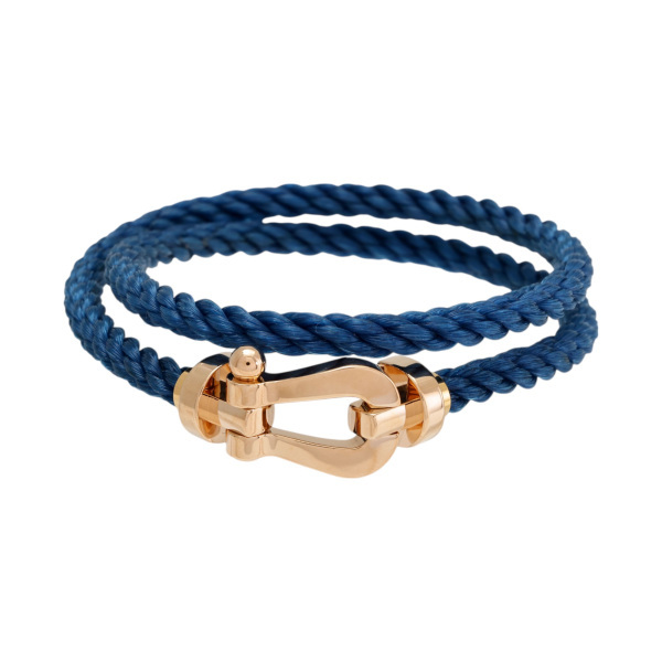 フレッド フォース10 ラージモデル 替えケーブル5本付き K18ピンクゴールド ブレスレット 中古_画像2