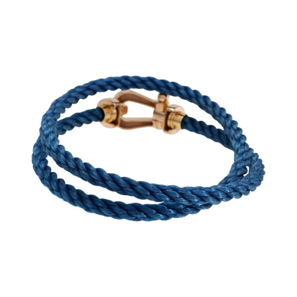 フレッド フォース10 ラージモデル 替えケーブル5本付き K18ピンクゴールド ブレスレット 中古_画像3