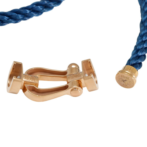 フレッド フォース10 ラージモデル 替えケーブル5本付き K18ピンクゴールド ブレスレット 中古_画像4