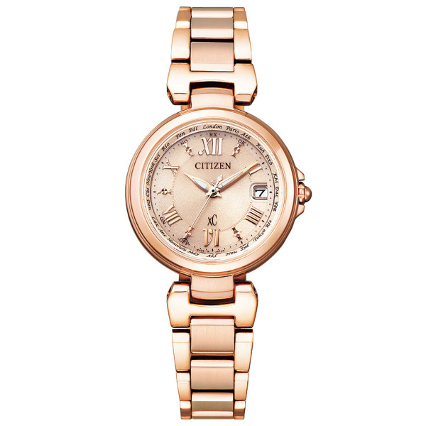 シチズン CITIZEN クロスシー basic collection EC1032-54X ピンク文字盤 腕時計 レディース_画像1