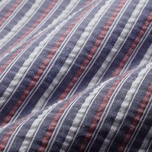 HuntingtonClub/ハンティントンクラブ　サッカーストライプ半袖シャツ3色組　Lサイズ