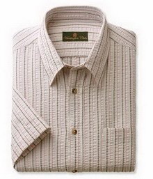 HuntingtonClub/ハンティントンクラブ　サッカーストライプ半袖シャツ3色組　Mサイズ