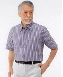 HuntingtonClub/ハンティントンクラブ　サッカーストライプ半袖シャツ3色組　Lサイズ