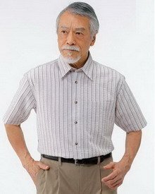 HuntingtonClub/ハンティントンクラブ　サッカーストライプ半袖シャツ3色組　Lサイズ