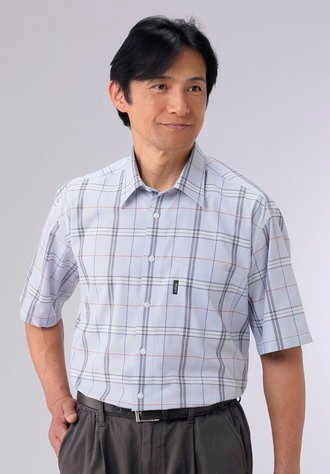 Pierucci/ピエルッチ　タータンチェック半袖シャツ２色組　Ｍサイズ