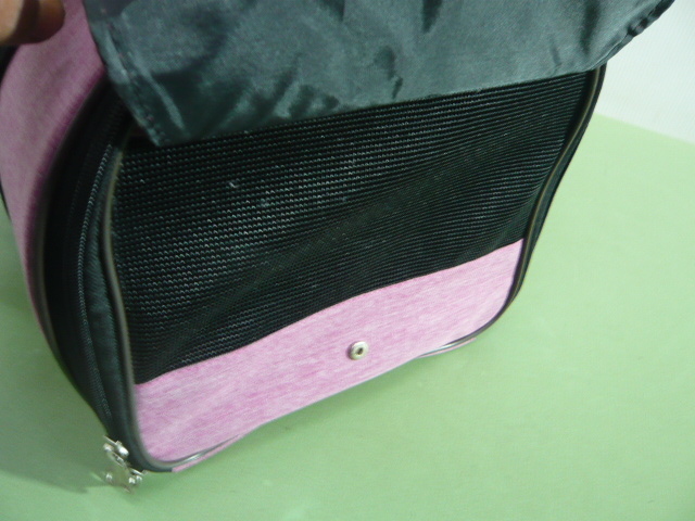 A305◆カバン　ペット用 小動(dòng)物用 キャリーバッグ 鞄 手提げ　お出かけ　幅43㎝　奧行24㎝　高さ30㎝◆中古美品◆B