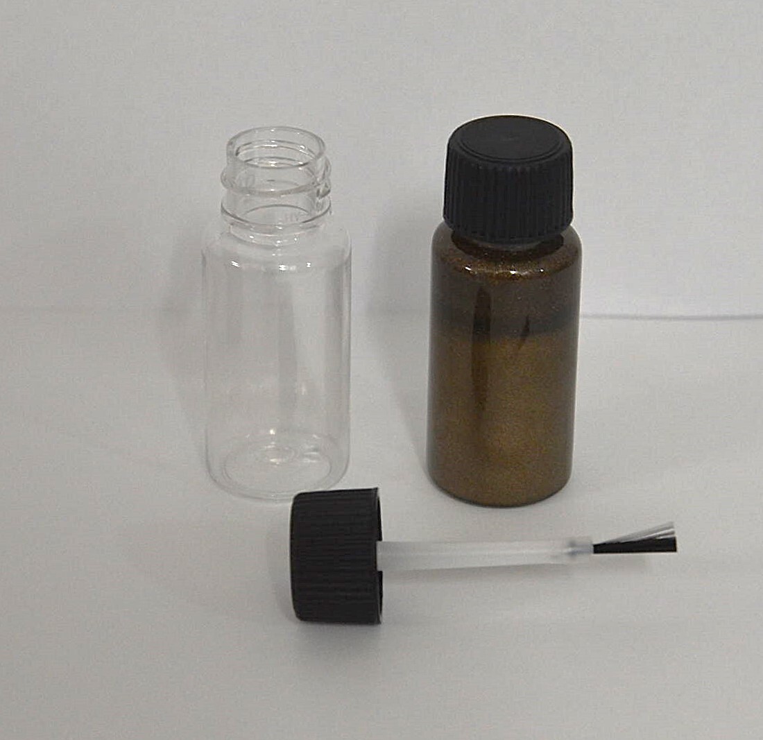 SAMURAI WHEELS 用 ( HS 306 / HSF 046 ) ※サテンブロンズ カラー※ 15ml タッチペン タッチアップ ペイント 塗料 _画像4