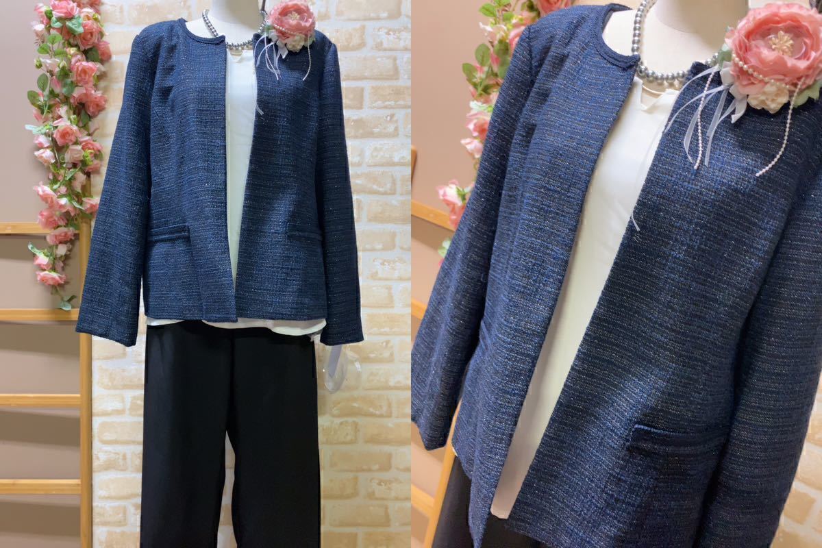 T427＊23號　新品 3點セット　スーツ　結(jié)婚式 披露宴 卒業(yè)式 入學(xué)式 セレモニー レディース