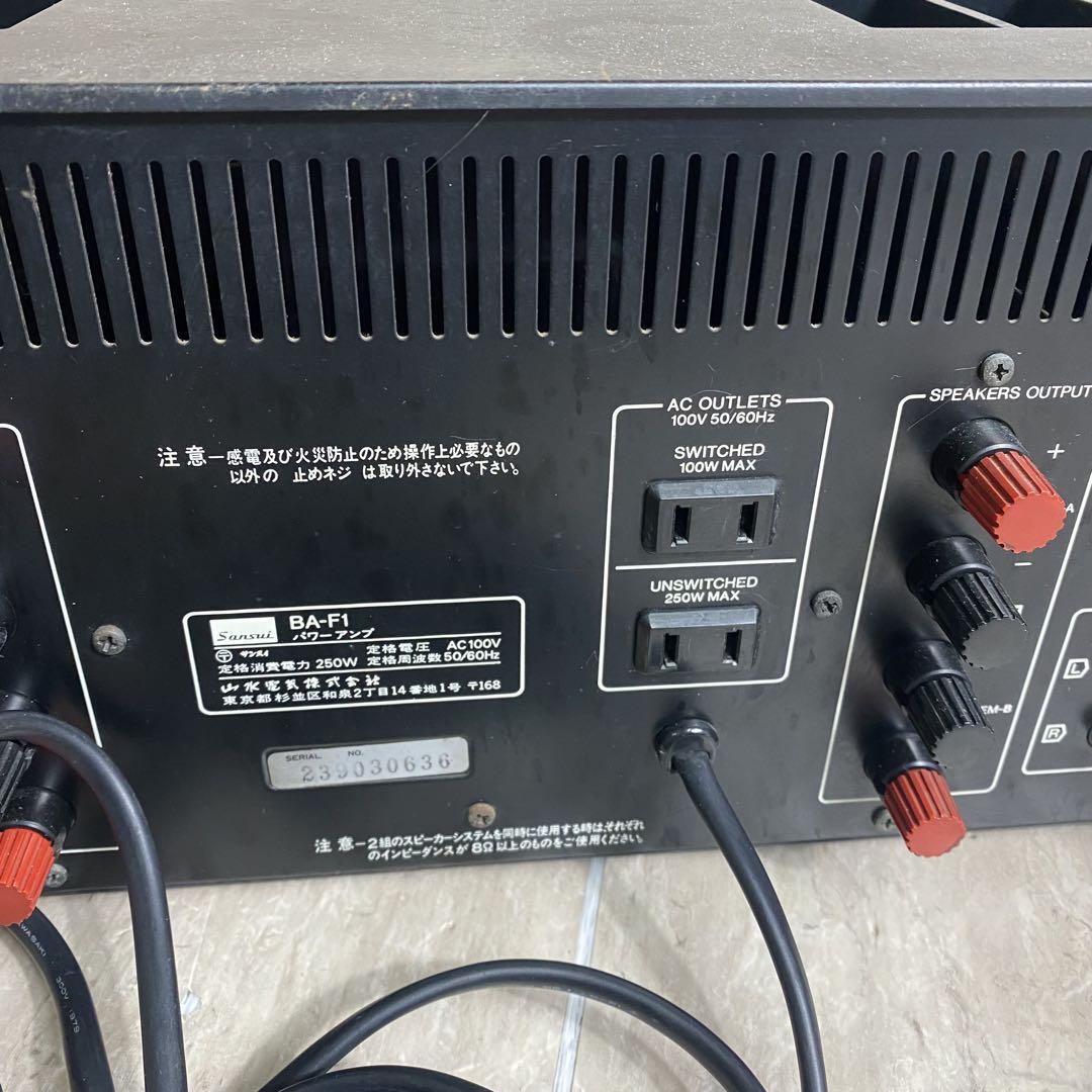  редкий товар усилитель мощности SANSUI Sansui ландшафт BA-F1 электризация проверка settled звук оборудование звуковая аппаратура 1979 год производства 