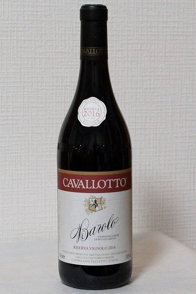 カヴァロット　バローロ　リゼルヴァ　ヴィニョ―ロ　2016