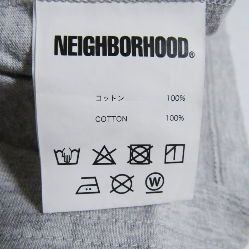 NEIGHBORHOOD ネイバーフッド 半袖Tシャツ Souvenir Printed Cotton-Jersey T-Shirt スーベニア 青虎 コットン 日本制 グレー L 27110051