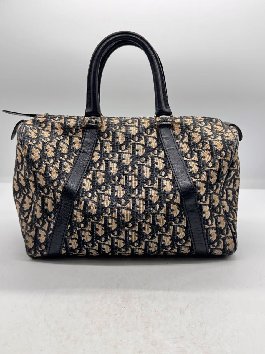 ★ Christian Dior / クリスチャンディオール トロッター柄 ハンドバッグ ミニボストン ブランド 中古品 0619MN