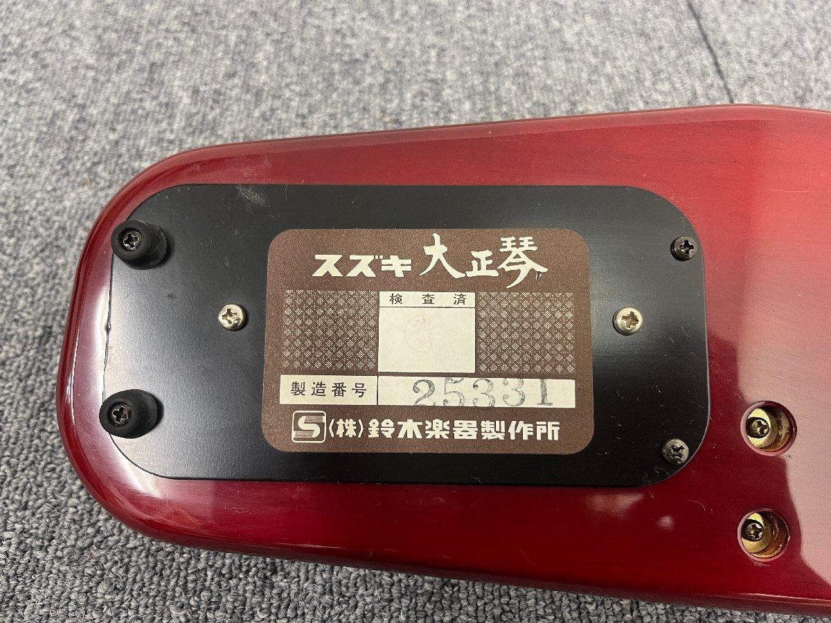  Taisho koto 3 шт. совместно SUZUKI Suzuki орхидея красный замок традиционные японские музыкальные инструменты струнные инструменты электрический Taisho koto 
