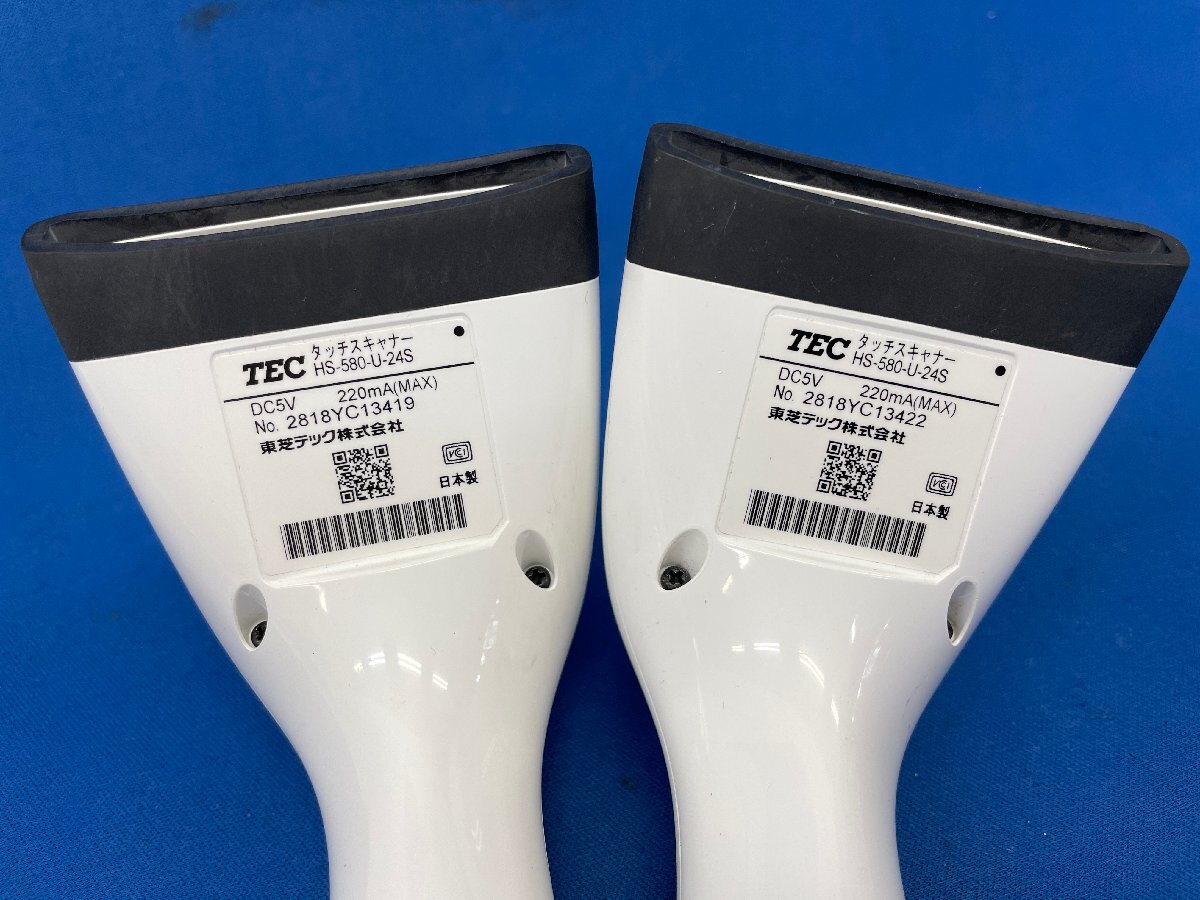 *③ Toshiba Tec /TEC Touch сканер HS-580-U-24S 2 шт. комплект reji для подставка имеется электризация подтверждено 