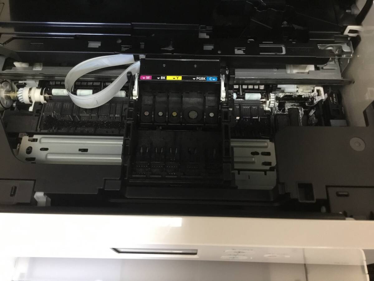 △ v 岐阜発/ Canon/ キャノン/ XK110/ インクジェットプリンター/ K30379/ インク殘量なし/ 通電のみ確認(rèn)/ 現(xiàn)狀品/ R7.6/2 △