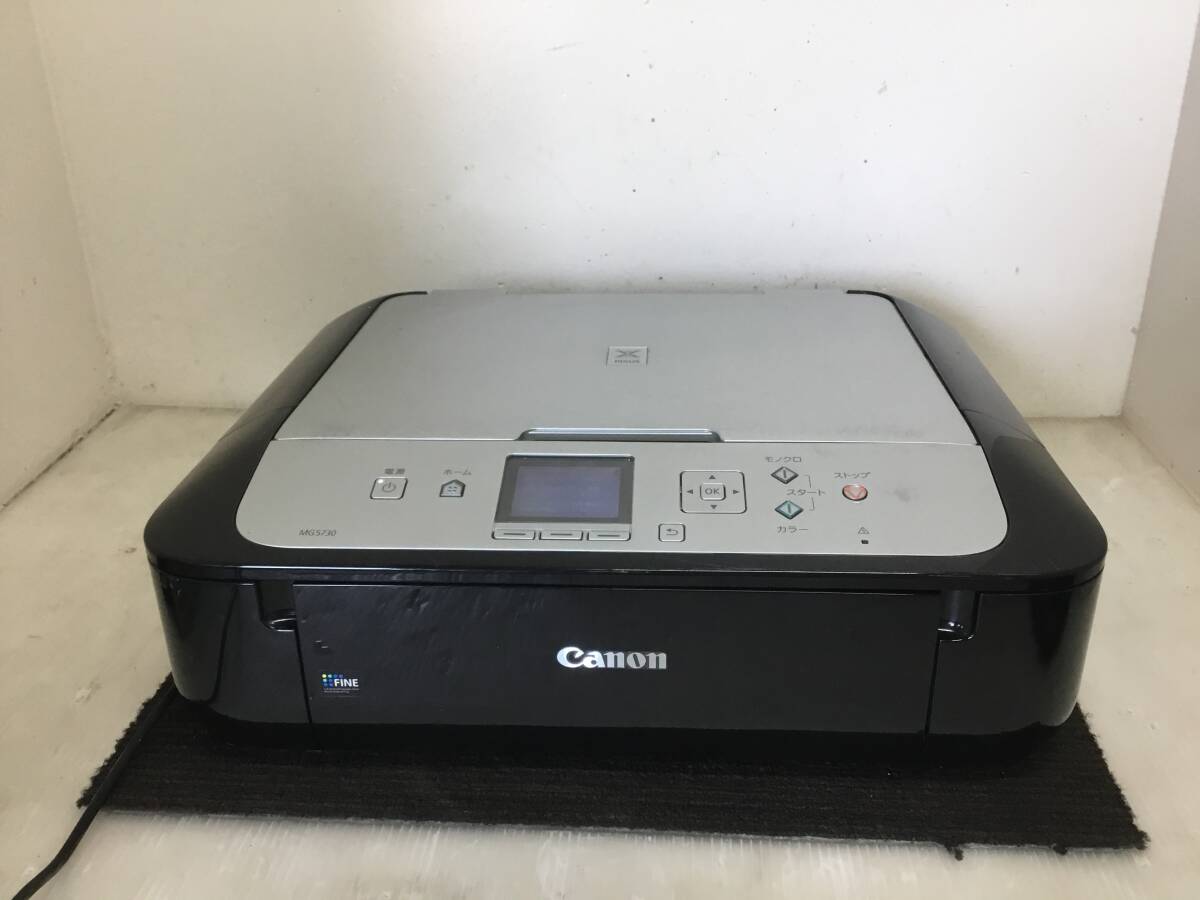 △ v 岐阜発/ Canon/ キャノン/ MG5730/ インクジェットプリンター/ K30354/ エラー表示あり/ ジャンク/ 通電のみ確認(rèn)/ 現(xiàn)狀品/ R7.6/2 △