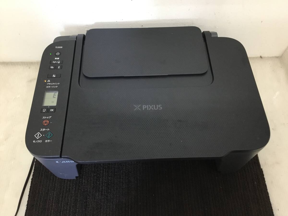 △ v 岐阜発/ Canon/ キャノン/ PIXUS/ TS3530/ インクジェットプリンター/ ジャンク/ エラー表示あり/ 現(xiàn)狀品/ R7.6/13 △