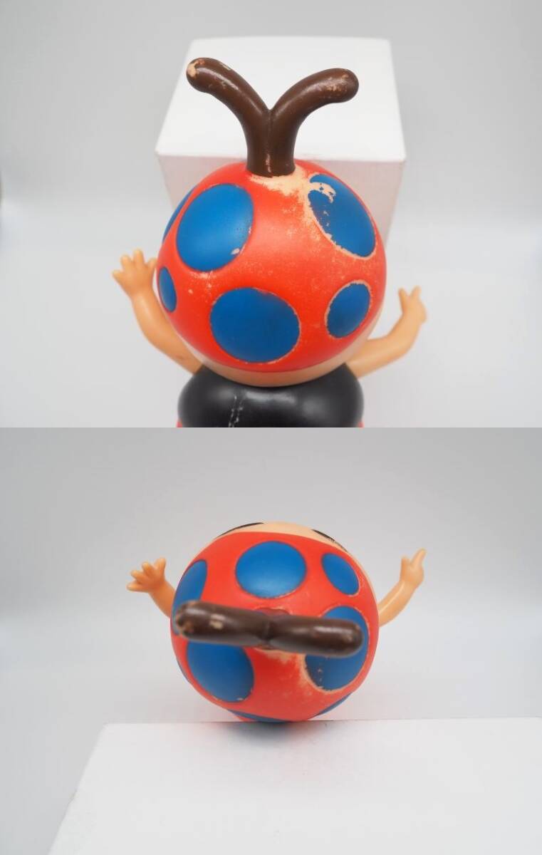 昆虫物語 みなしごハッチ てんとう虫 ソフビ 当時物 昭和レトロ