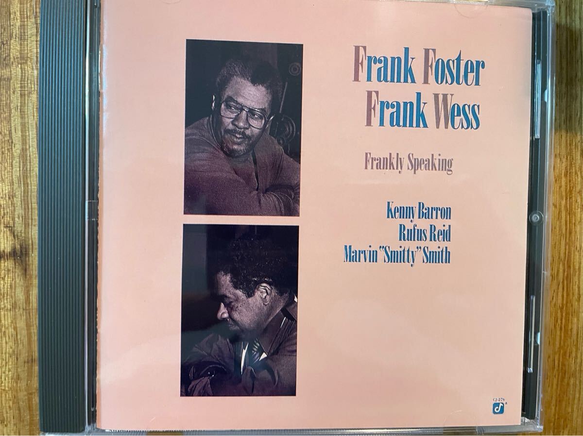 CD FRANK FOSTER. FRANK WESS / FRANKLY SPEAKING