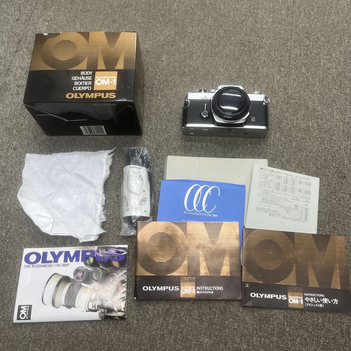 オリンパス OLYMPUS カメラ OM-1 未使用　美品　取説元箱　一眼レフ　貴重