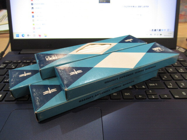 【送料無料!!】昭和レトロ 未使用トンボ鉛筆 サッポロリカー／サッポロソフト 販促品（12本入×4箱 HB）_画像1