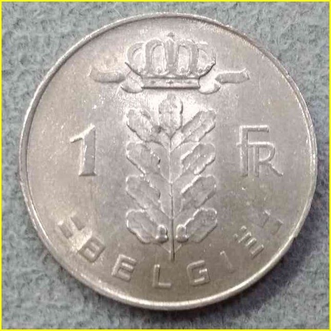 ベルギー 1フラン 硬貨/1972年】 1F/BELGIQUE/旧硬貨/コイン
