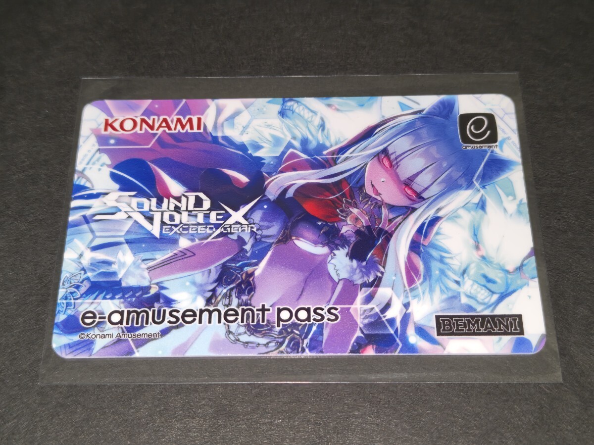 SOUNDVOLTEX 限定e-amusement pass Λkasha 匿名】sound voltex e-amusement pass 666 紅刃 サウンド