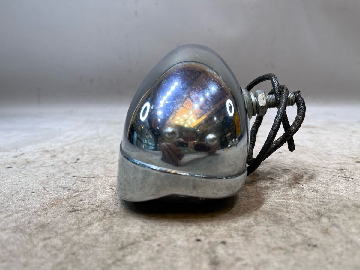 ② редкость HELLA 128 Vintage козырек свет лопатка Harley Knuckle хлеб индеец chopper оригинальный Porsche Beetle PORSCHE VW