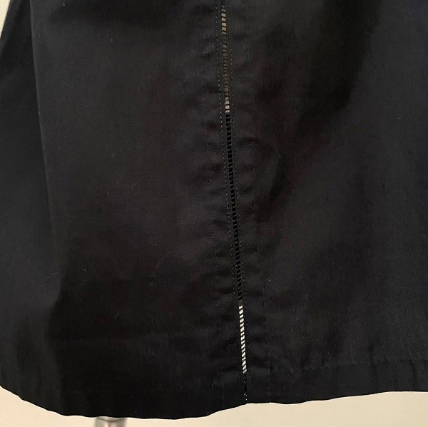 #apc ASHA MDS イッセイミヤケ ISSEYMIYAKE チュニック 黒 ノーカラー ボタン 美品 レディース [942277]