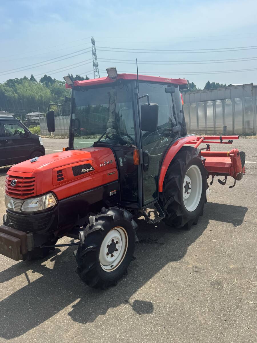  Kubota трактор KL340H 1273 час 34 лошадиные силы кабина высокая скорость Niigata префектура **