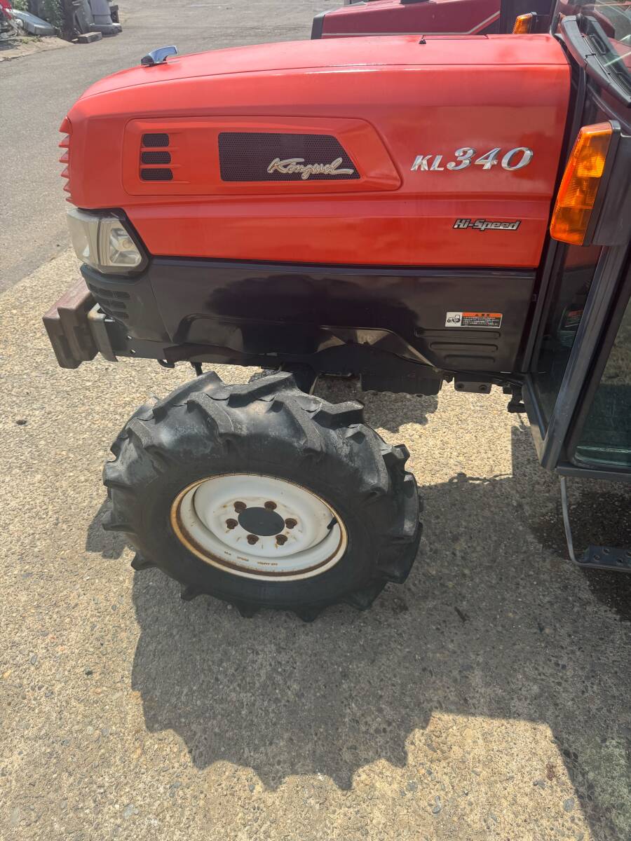  Kubota трактор KL340H 1273 час 34 лошадиные силы кабина высокая скорость Niigata префектура **